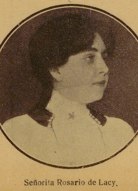 Retrato de mujer mirando de lado.