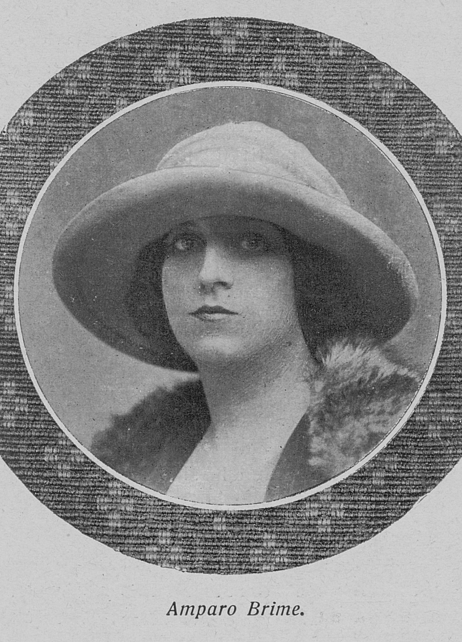 Retrato de mujer con sombrero.