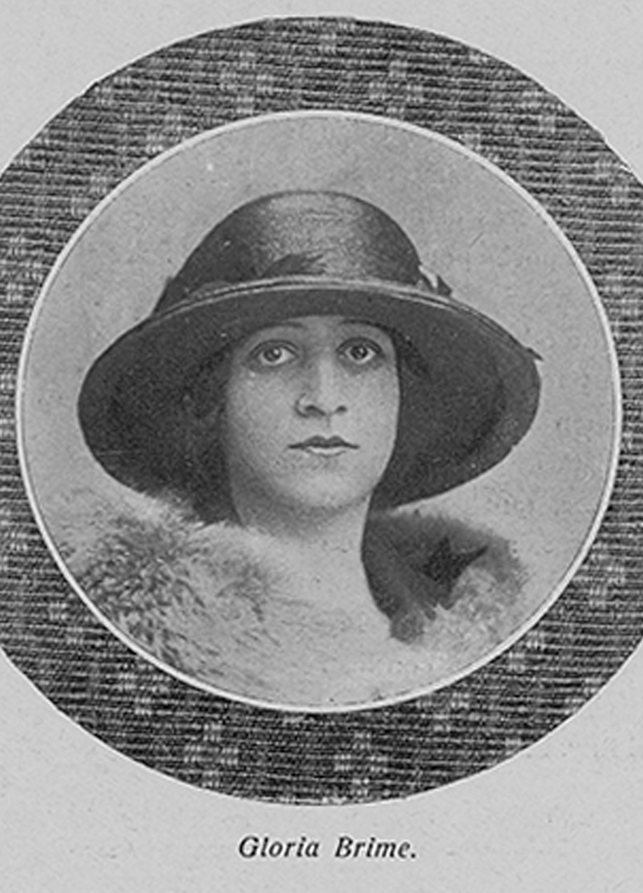 Retrato de mujer con sombrero.