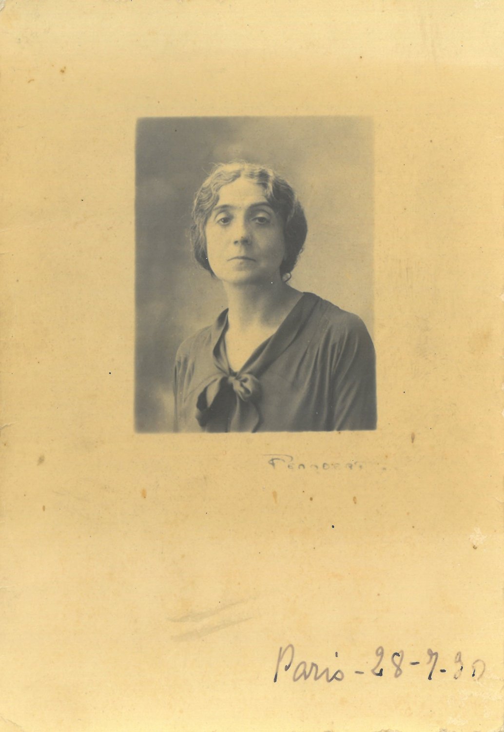 Retrato de mujer.